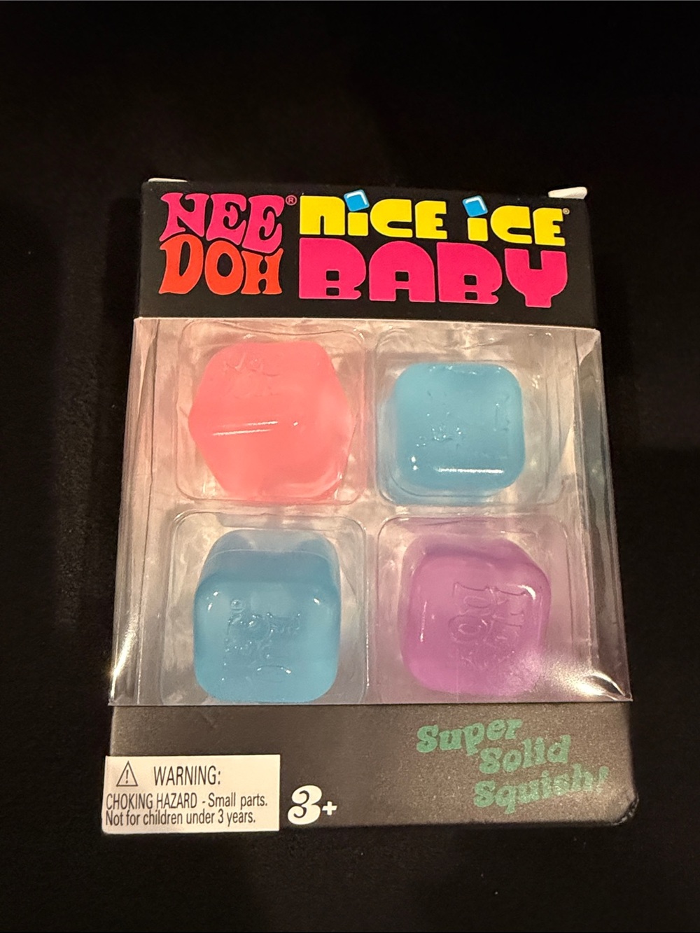 Nee Doh Nice Ice Baby Squishy Set - Pink & Blue